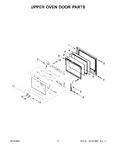 Diagram for 05 - Upper Oven Door Parts