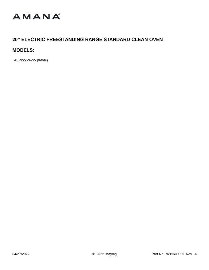 Diagram for AEP222VAW5