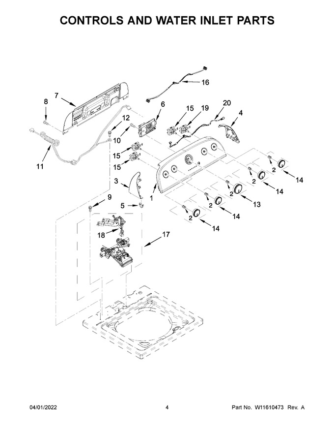 Diagram for 2DWTW4845EW2