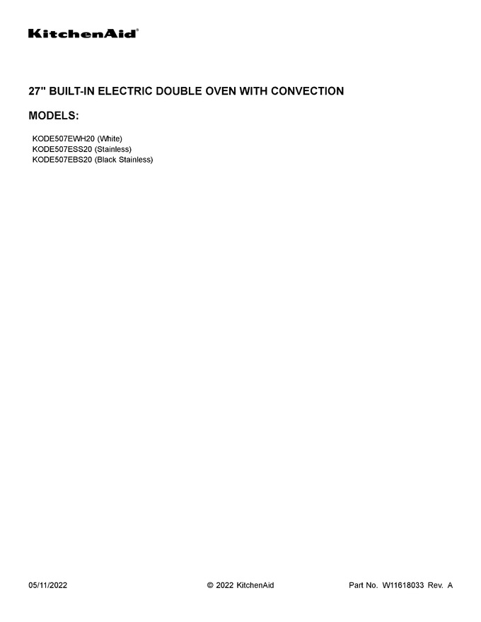 Diagram for KODE507EWH20