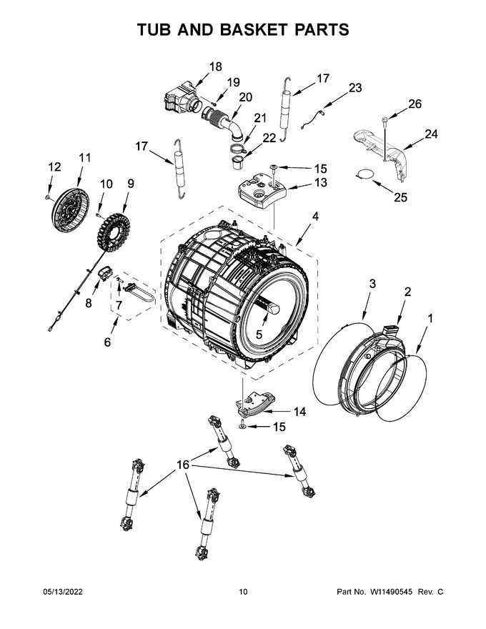 Diagram for WFW9620HBK2