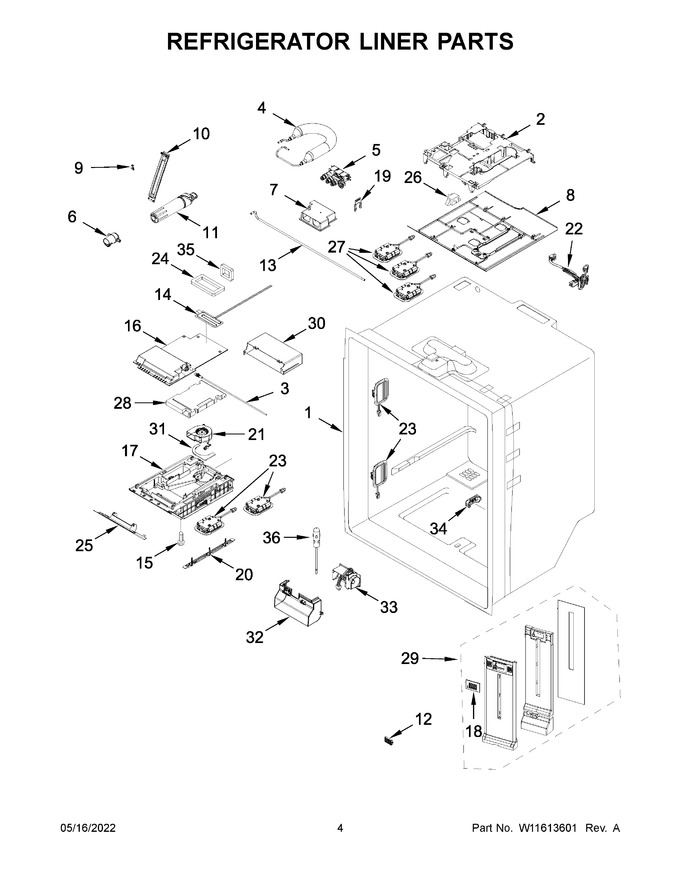 Diagram for WRF767SDHZ04