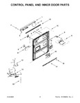 Diagram for 03 - Control Panel And Inner Door Parts