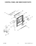 Diagram for 03 - Control Panel And Inner Door Parts