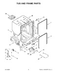 Diagram for 04 - Tub And Frame Parts