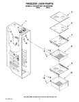 Diagram for 04 - Freezer Liner Parts