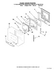 Diagram for 03 - Oven Door Parts