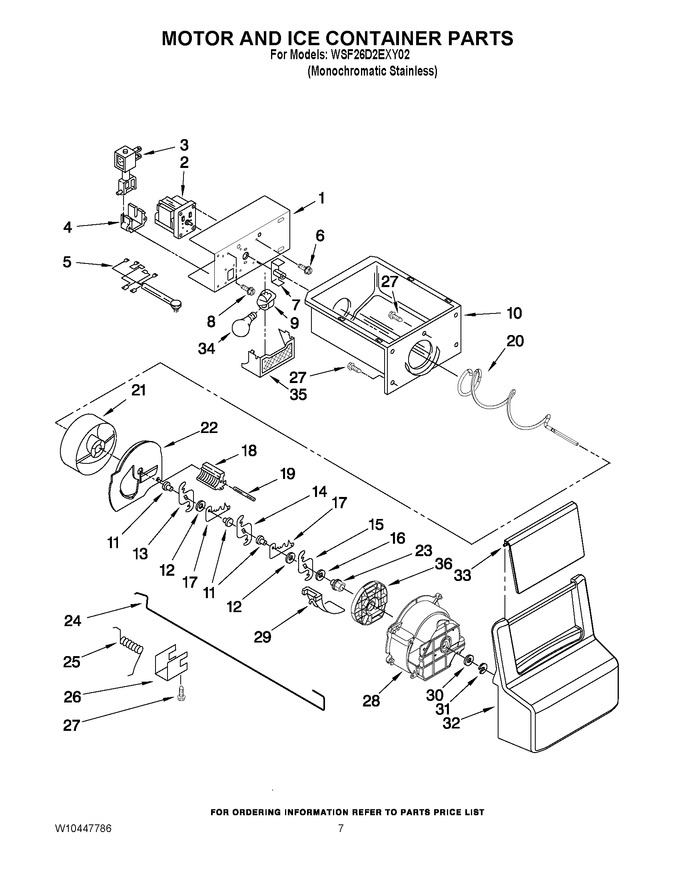 Diagram for WSF26D2EXY02