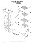 Diagram for 04 - Freezer Liner Parts