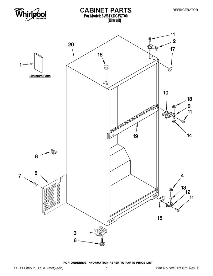 Diagram for 8W8TXDGFXT00