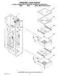 Diagram for 04 - Freezer Liner Parts