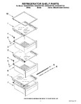 Diagram for 03 - Refrigerator Shelf Parts