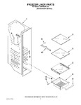 Diagram for 04 - Freezer Liner Parts