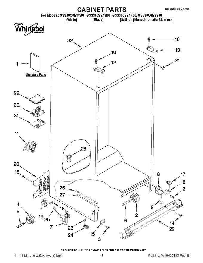 Diagram for GSS30C6EYF00