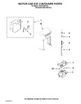 Diagram for 05 - Motor And Ice Container Parts