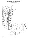 Diagram for 02 - Refrigerator Liner Parts