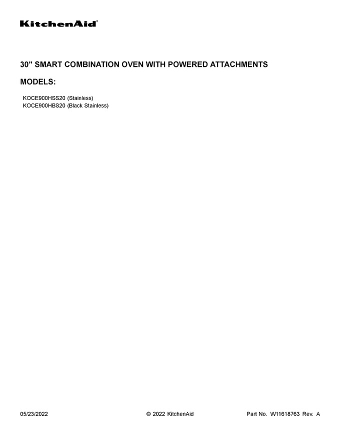 Diagram for KOCE900HSS20