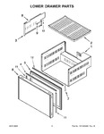 Diagram for 05 - Lower Drawer Parts