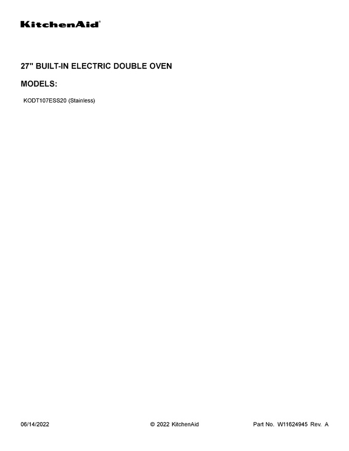 Diagram for KODT107ESS20