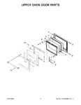 Diagram for 04 - Upper Oven Door Parts