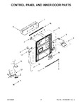 Diagram for 03 - Control Panel And Inner Door Parts