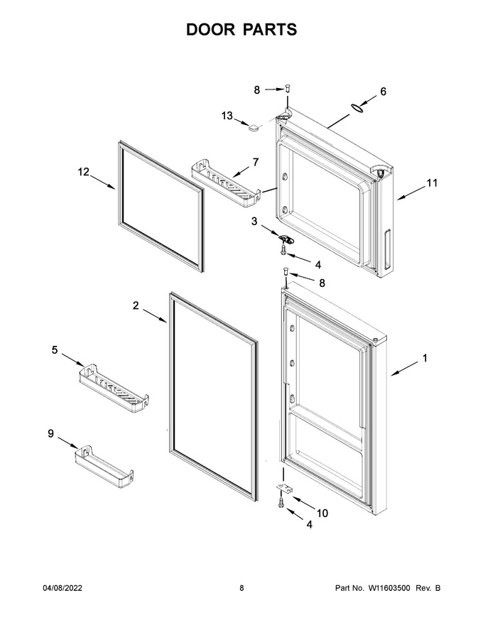 Diagram for WRT313CZLW00