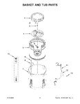 Diagram for 04 - Basket And Tub Parts