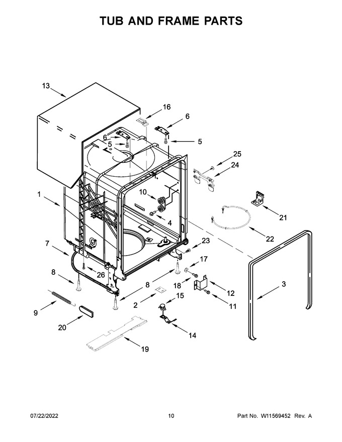 Diagram for WDT730HAMZ0