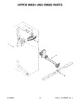 Diagram for 08 - Upper Wash And Rinse Parts