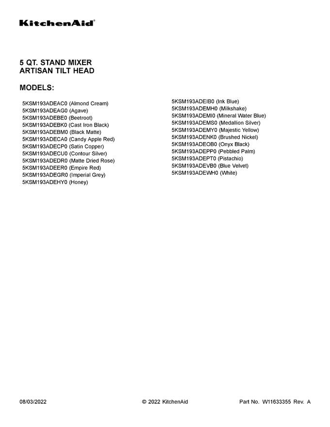 Diagram for 5KSM193ADEMS0