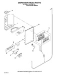 Diagram for 08 - Dispenser Front Parts