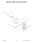 Diagram for 03 - Control Panel And Latch Parts