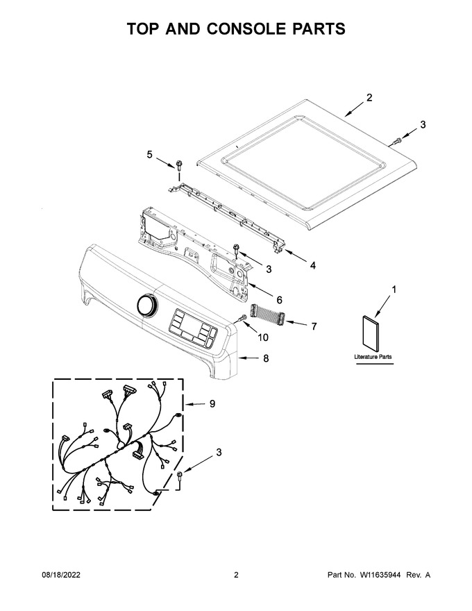 Diagram for YMED5630MBK0