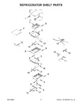 Diagram for 04 - Refrigerator Shelf Parts