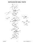 Diagram for 04 - Refrigerator Shelf Parts