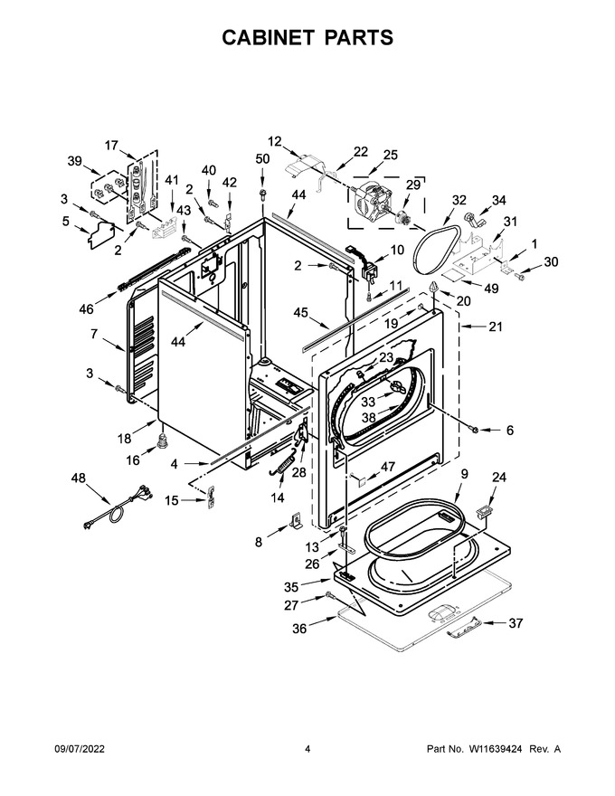 Diagram for WGD500RLW0