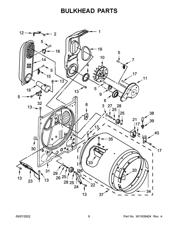 Diagram for WGD500RLW0