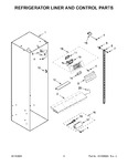 Diagram for 04 - Refrigerator Liner And Control Parts