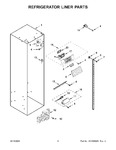 Diagram for 04 - Refrigerator Liner Parts