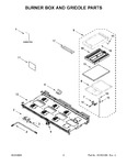 Diagram for 02 - Burner Box And Griddle Parts