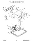 Diagram for 02 - Top And Console Parts