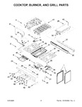 Diagram for 03 - Cooktop, Burner, And Grill Parts