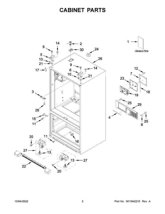 Diagram for WRF555SDHV08