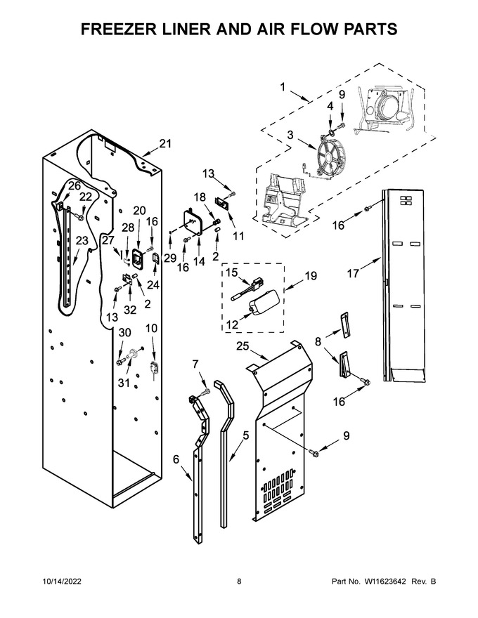 Diagram for KBSD708MBS00