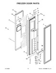 Diagram for 10 - Freezer Door Parts