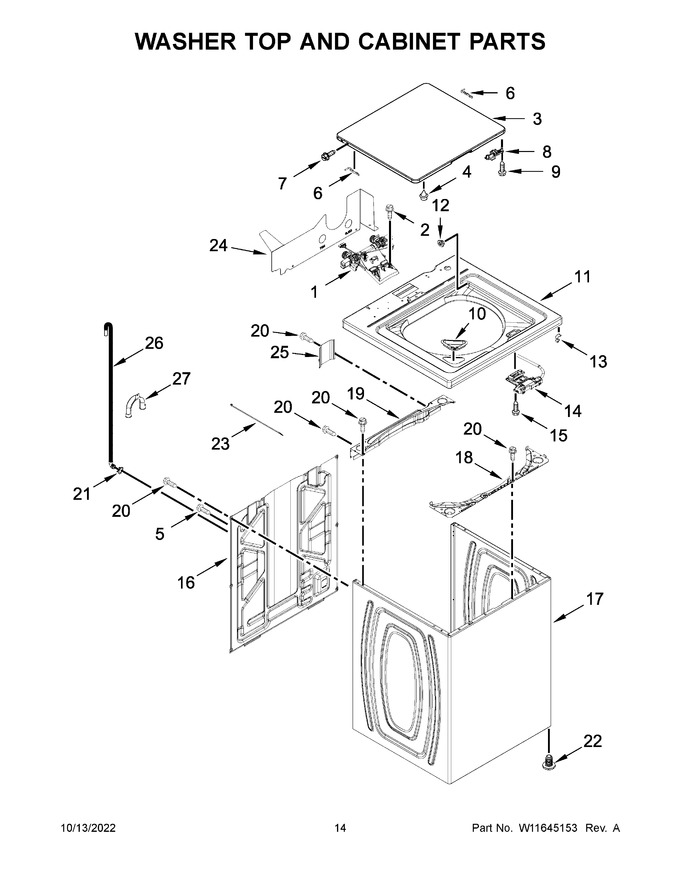 Diagram for WGTLV27HW3