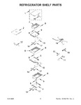 Diagram for 04 - Refrigerator Shelf Parts