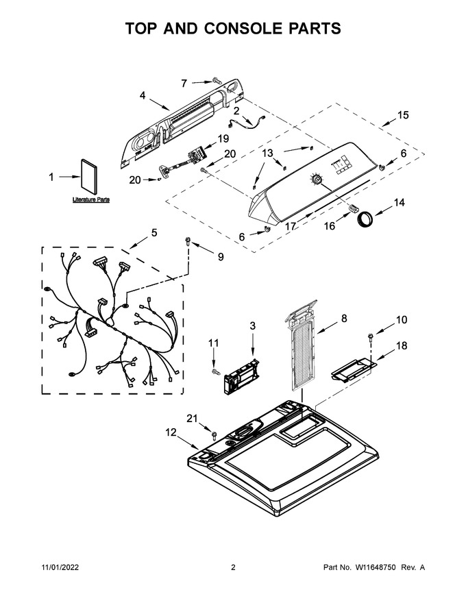 Diagram for WGD5010LW3