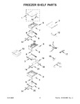 Diagram for 04 - Freezer Shelf Parts