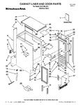 Diagram for 01 - Cabinet Liner And Door Parts